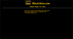 Desktop Screenshot of blackrhino.com