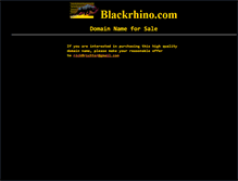 Tablet Screenshot of blackrhino.com